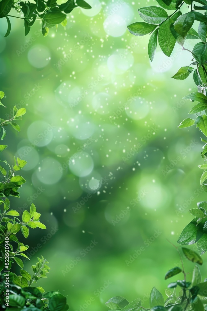 green nature background 