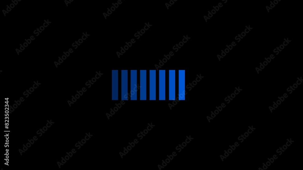 Abstract battery charging icon magenta color illustration. Black background 4k illustration. Abstract battery charging icon magenta color illustration. Black background 4k illustration.