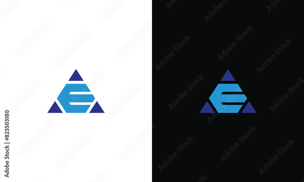 Monogram e f triangle shape logo template gym sport technology internet web design graphic personal branding Monogram e f triangle shape logo template gym sport technology internet web design graphic personal branding