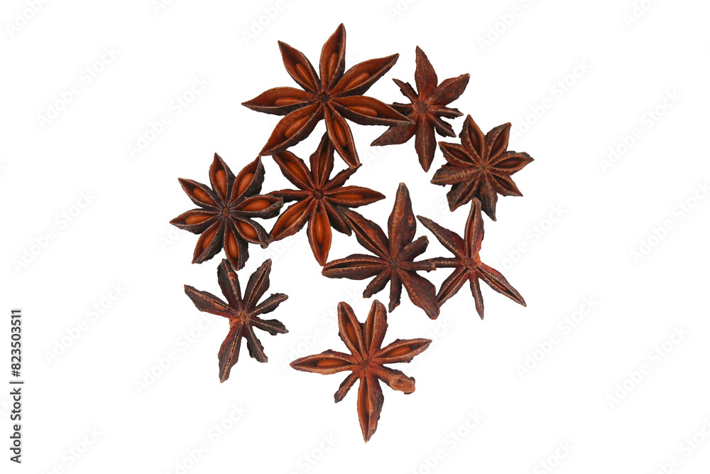 anise star isolated on a transparent background anise star isolated on a transparent background