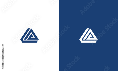Monogram l a la al lm lc casual futuristic logo template for gym sport technology internet web design graphic personal branding