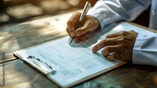 Professional Signing a Document photo