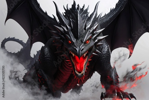 Aggressive Black Dragon