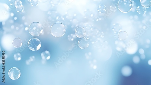 abstract background white bokeh circles