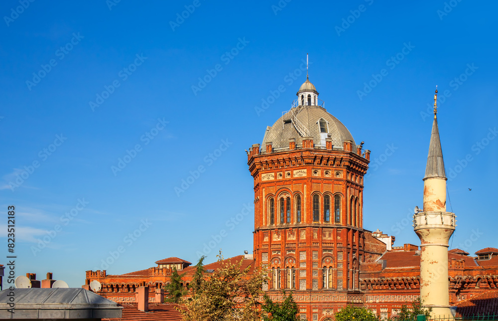 Fototapeta premium Facade of Phanar Greek Orthodox College, phanar istanbul 