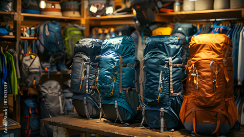 Shop for equipment for hiking in the mountains, backpacks for camping.