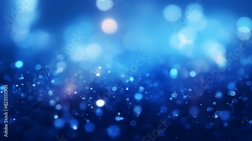abstract blue bokeh background