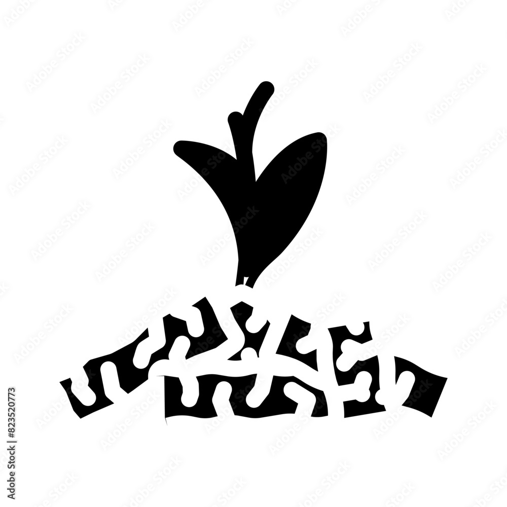 Obraz premium renewable wood pellets glyph icon vector. renewable wood pellets sign. isolated symbol illustration