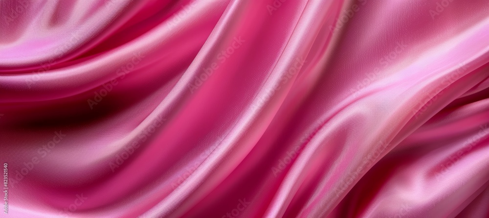 Graceful flowing fabric design on soft pink background, creating an elegant centerpiece Graceful flowing fabric design on soft pink background, creating an elegant centerpiece