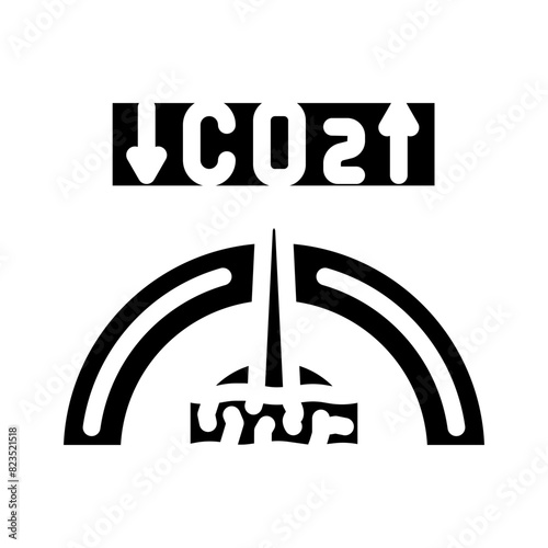 carbon neutral wood pellets glyph icon vector. carbon neutral wood pellets sign. isolated symbol illustration