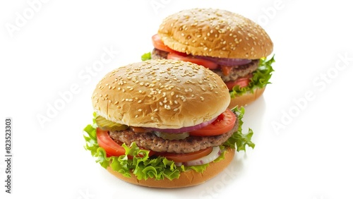 dry and bad hamburger with stale bread