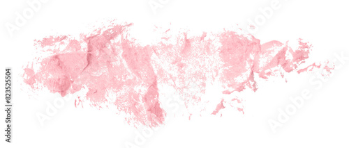 Fototapeta Naklejka Na Ścianę i Meble -  Shiny pink brush watercolor painting isolated on transparent background. watercolor png