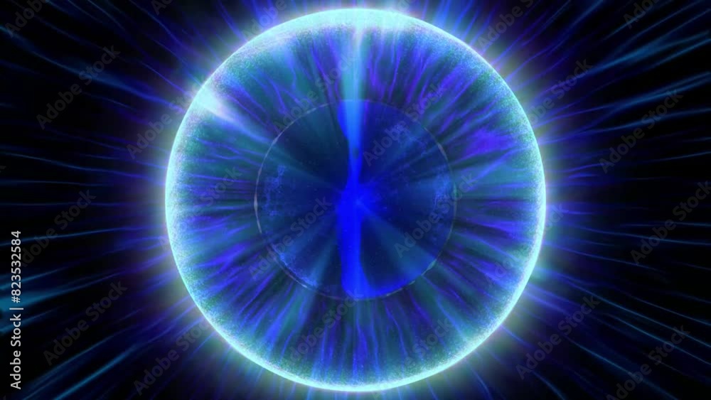 A flight through an optical tunnel. Abstract motion graphics. Warp tunnel effect visuals. Travel through space and time at high speed. high speed space tunnel cruise, pulsing flashes of light and ener