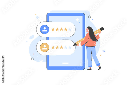 Job recruitment. Hr managers searching job candidate, reading CV and giving reviews. Employee selection concept. Vector flat Business illustration