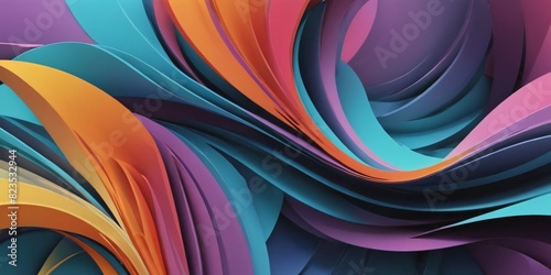 3d colorful abstract background.