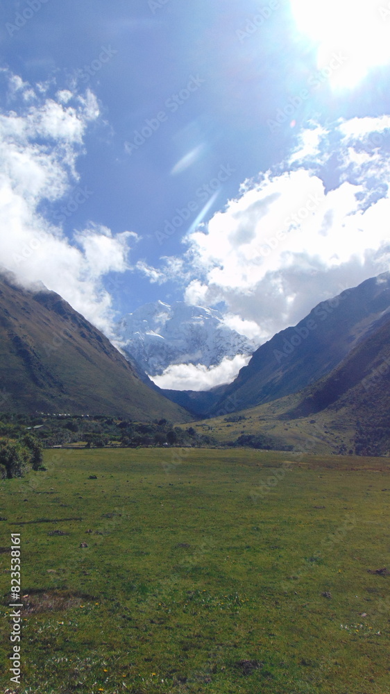 Naklejka premium landscape with sky