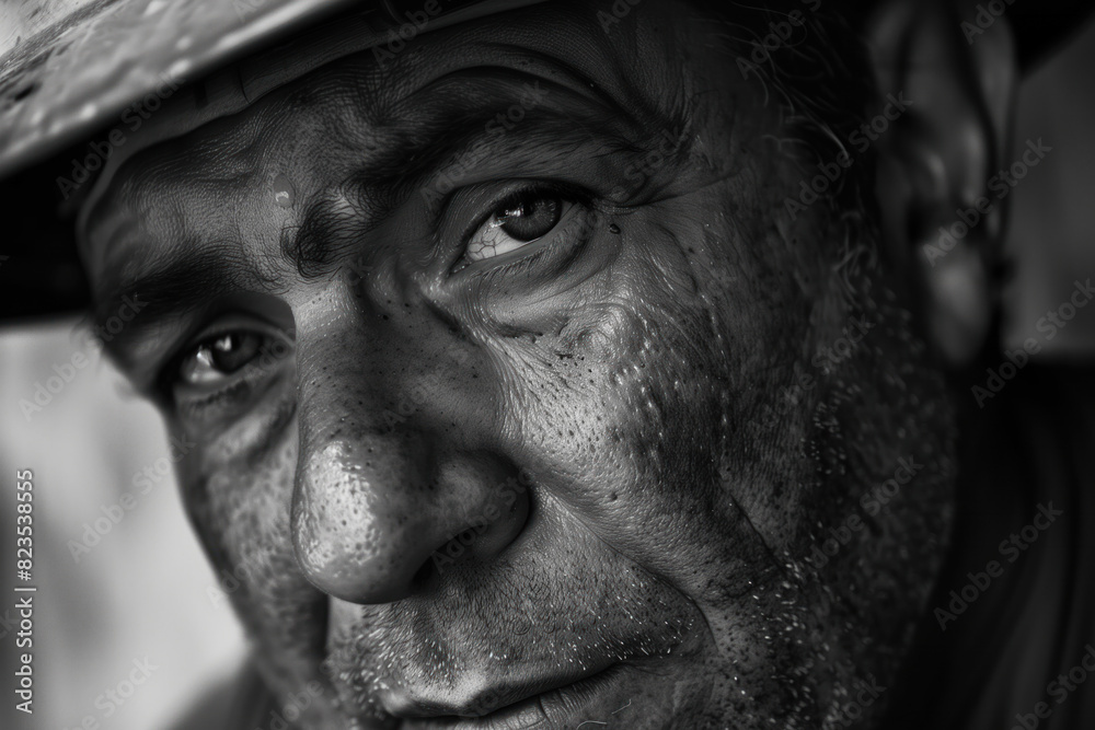 Photo of a Construction Worker, Generative AI Photo of a Construction Worker, Generative AI