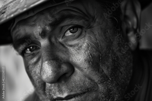 Photo of a Construction Worker, Generative AI