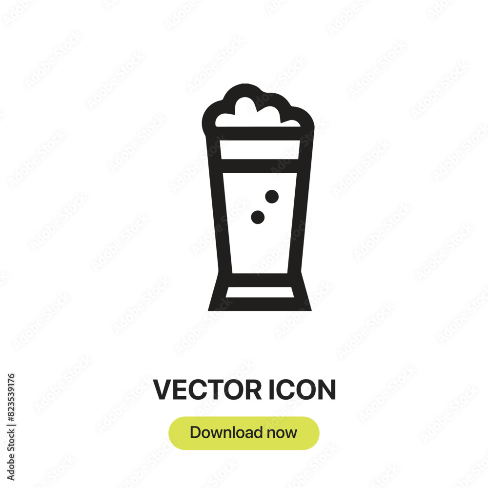 Beer icon vector. Linear-style sign for mobile concept and web design. Beer symbol illustration. Pixel vector graphics - Vector. Beer icon vector. Linear-style sign for mobile concept and web design. Beer symbol illustration. Pixel vector graphics - Vector.