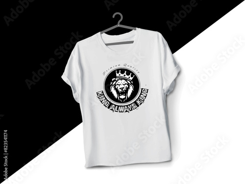KING ALWAYS KING
typography t-shirt design 