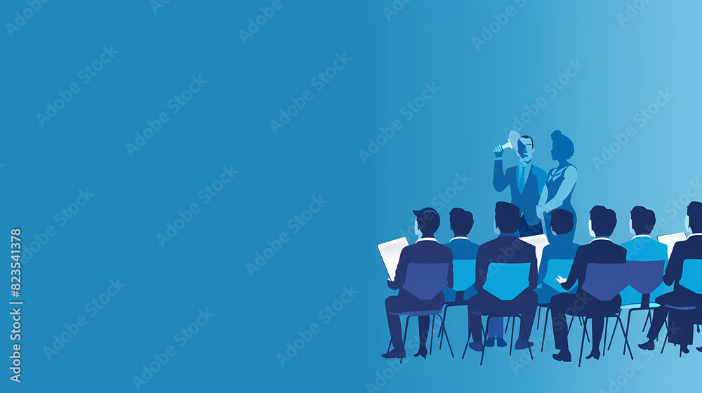 Business training web banner vector image Business training web banner vector image