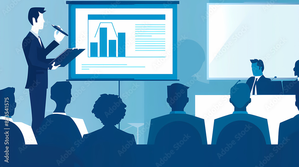 Obraz premium Business training web banner vector image