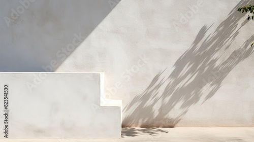 textured white wall with contrasting shadows 