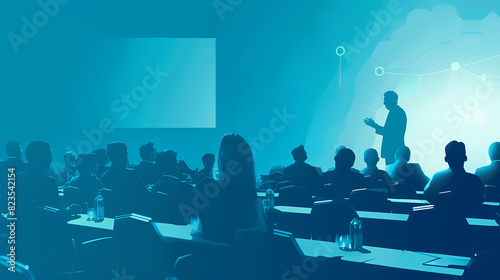 Business training web banner vector image