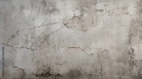 weathered grey cement wall with subtle cracks and imperfections  
