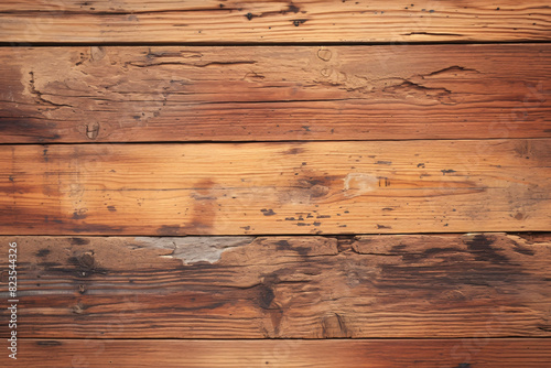 rustic wooden planks with varied textures and natural wear in warm brown tones