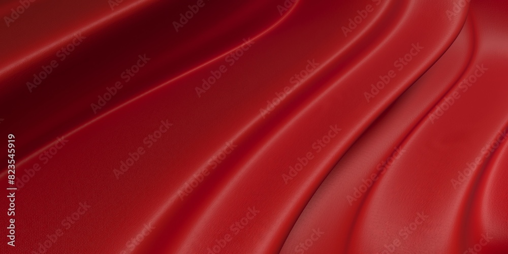Abstract wave silk textured solid red color background. Wavy pattern Abstract wave silk textured solid red color background. Wavy pattern