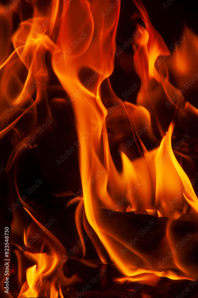 Fototapeta premium Fuoco d'inverno