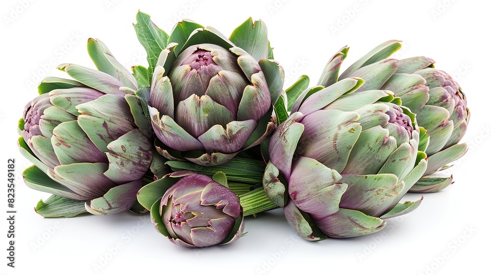 Obraz premium artichoke on isotate white back background