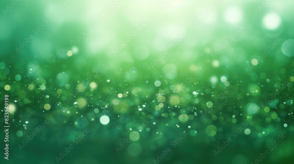 Green bokeh background,Bokeh particles glitter awards 