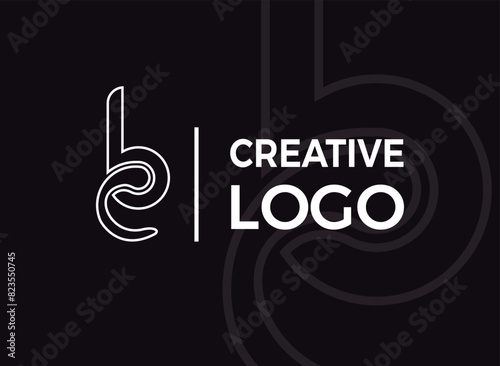 A simple BC logo, suitable for use as a brand or company logo in any field