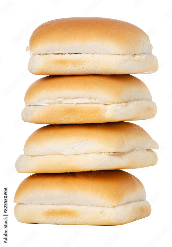 hamburger burger buns on a white background hamburger burger buns on a white background