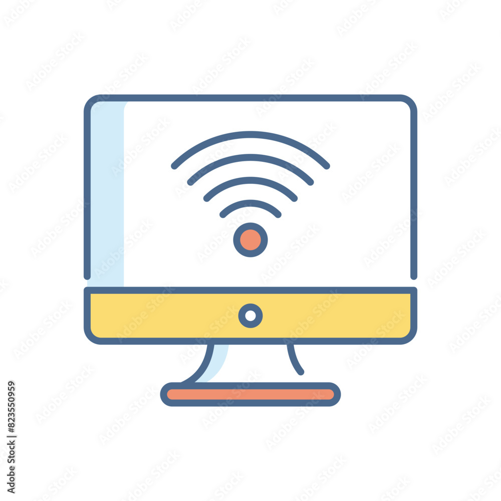 Computer Screen vector icon Computer Screen vector icon