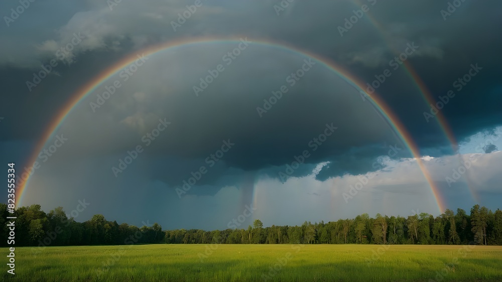 rainbow over the mountains, rainbow in the sky, abstract rainbow background rainbow over the mountains, rainbow in the sky, abstract rainbow background