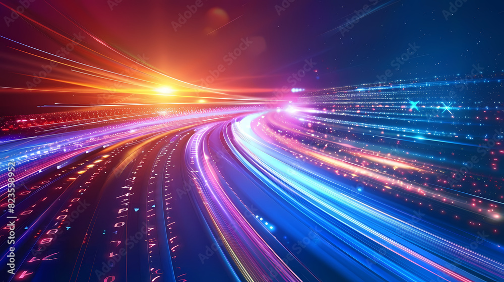 Abstract speed technology concept background vector image