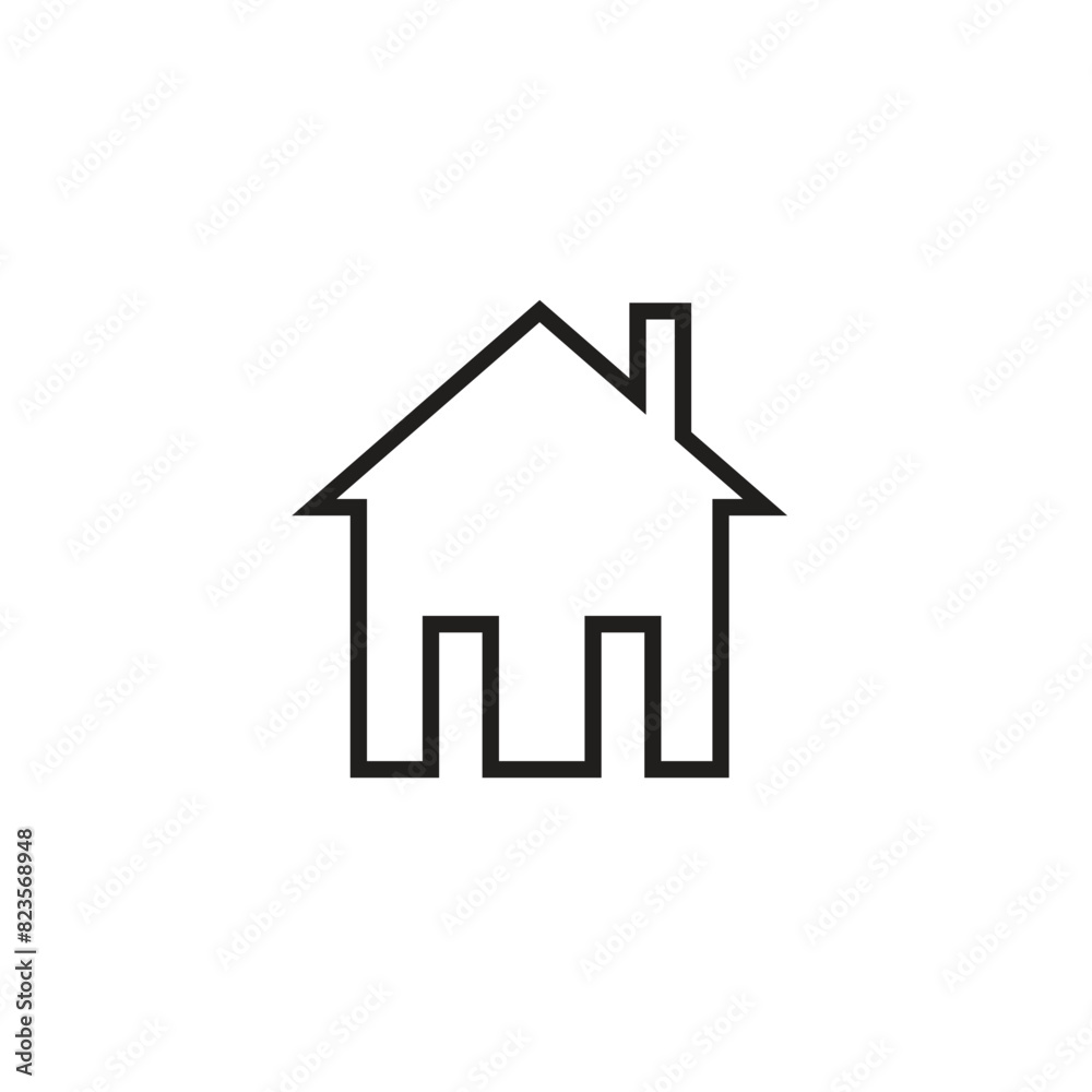 Home icon. in trendy flat style isolated on grey background. Home icon. in trendy flat style isolated on grey background.