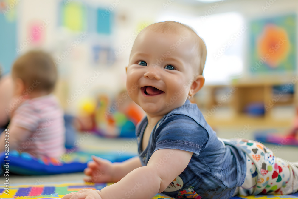 Obraz premium Baby with early education.