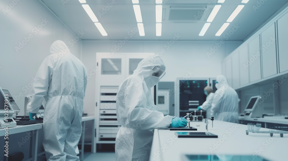 半導体のクリーンルームのイメージ 半導体のクリーンルームのイメージ