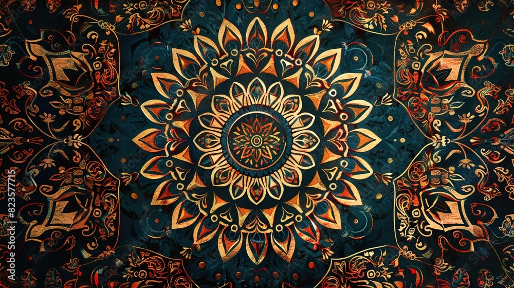 Mandala pattern wallpaper Mandala pattern wallpaper