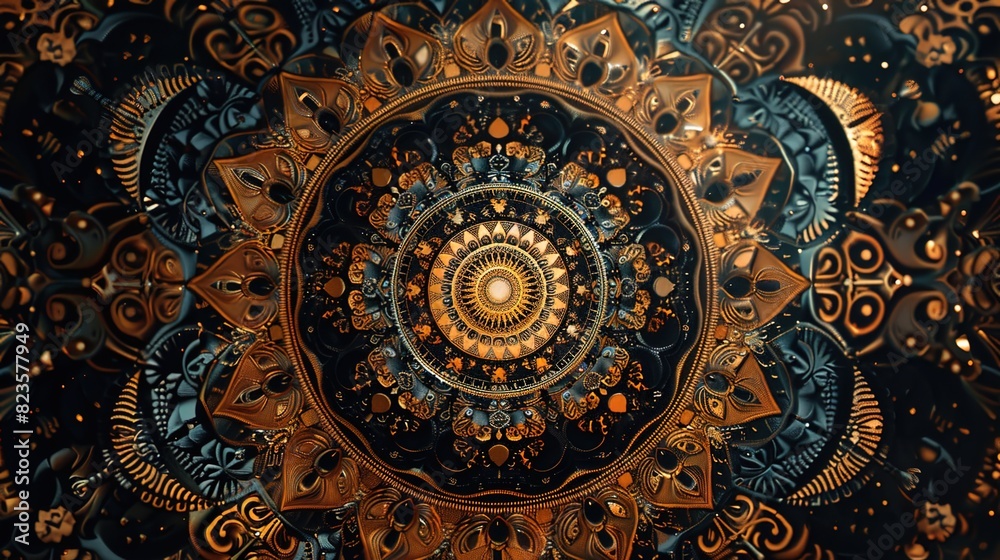 Mandala pattern wallpaper
