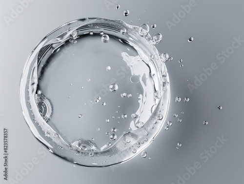 Obraz na płótnie 水のリング