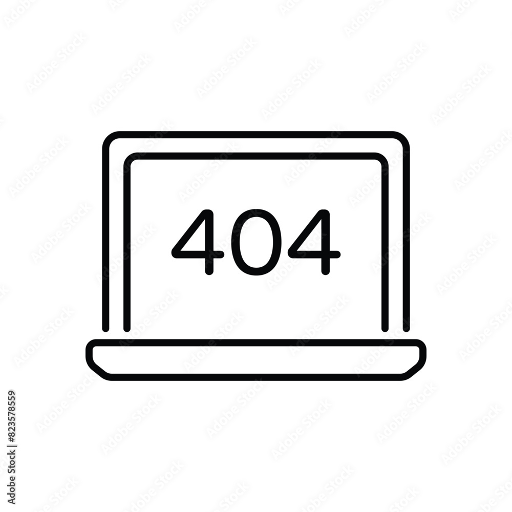 Error 404 vector icon Error 404 vector icon
