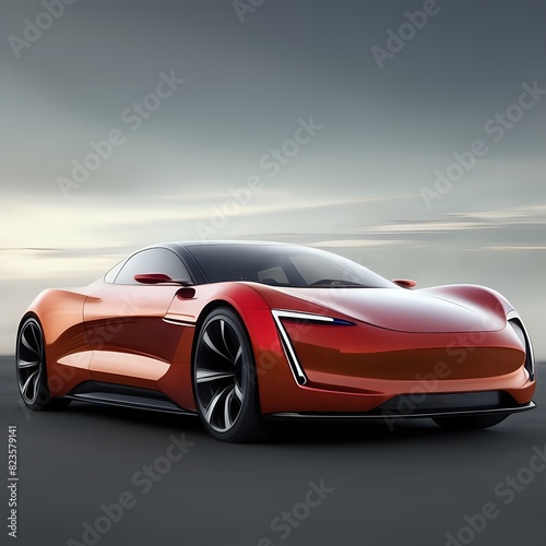 car on a white background
