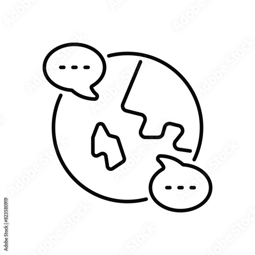 Global Communication vector icon
