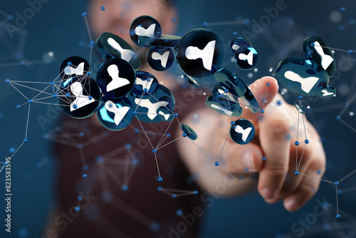 people network structure HR...