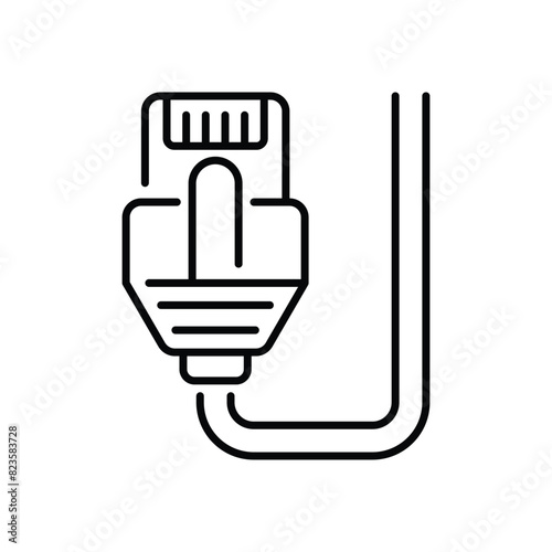 Internet Cable vector icon